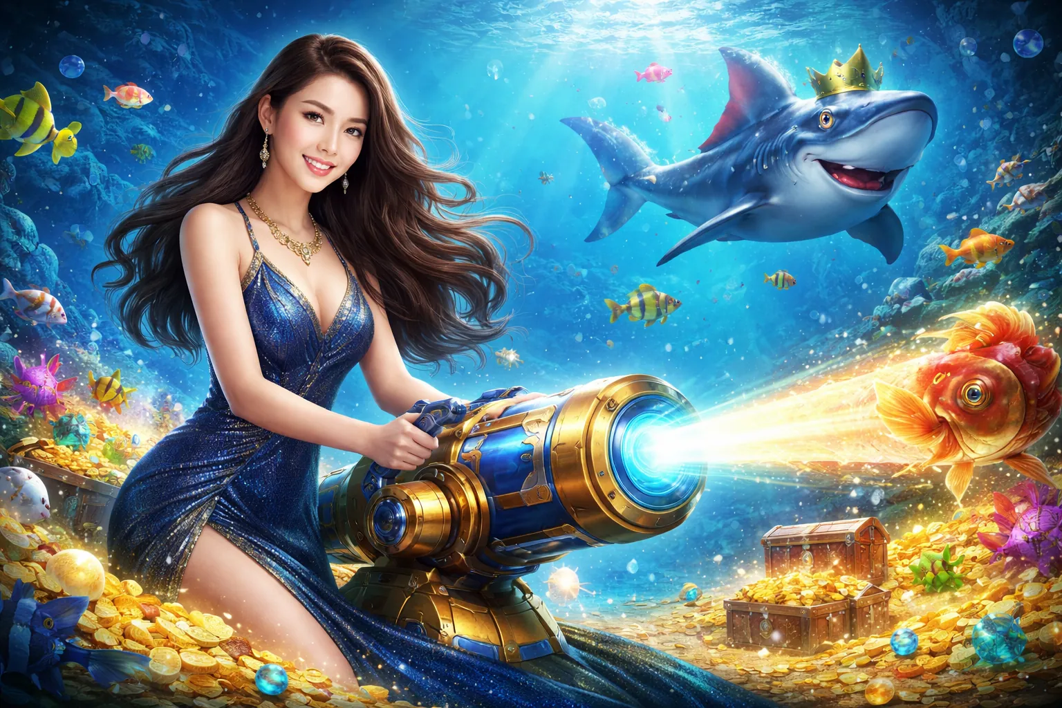 Hình ảnh chính game bắn cá sống động